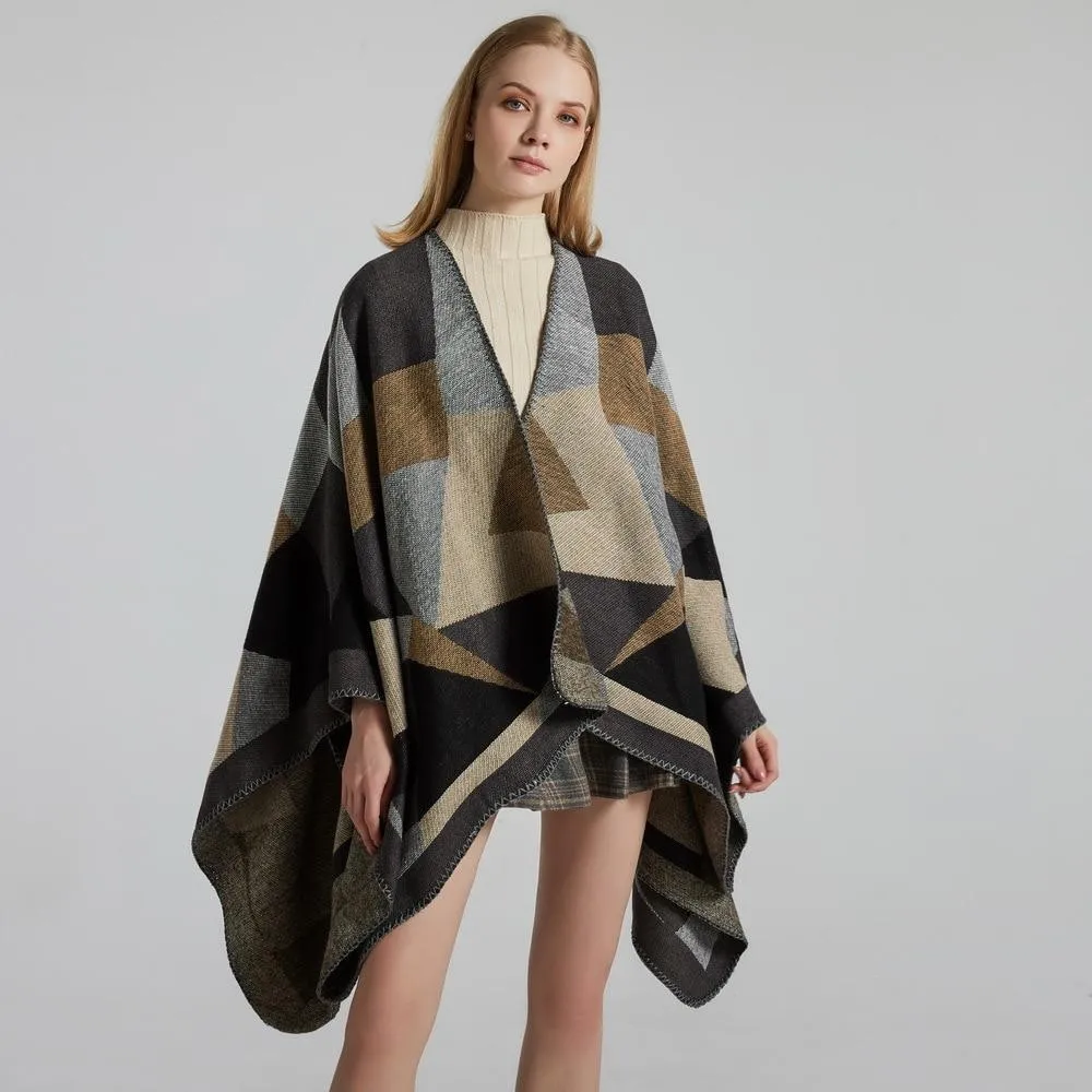 Cape à carreaux femme – Image 7