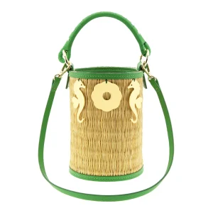 CUPID LA FALAISE LARGE GREEN GOLD