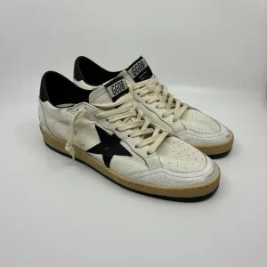 Ballstar - blanche étoile noire talon noir