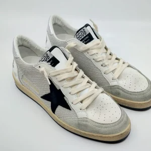 Ballstar  - blanche talon noir interieur argenté