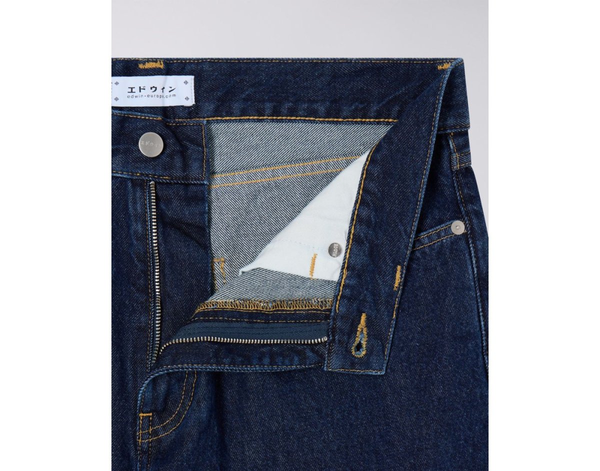 EDWIN - Cosmos Pant Blue Dark Marble Wash – Image 8