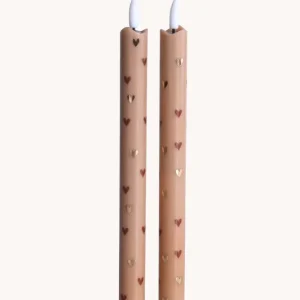 AIFCANDLES - LOT DE 2 BOUGIES LED COEURS