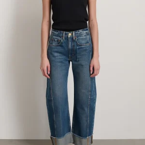 JEAN RELAXED CUFFED LASSO VISTA BLUE