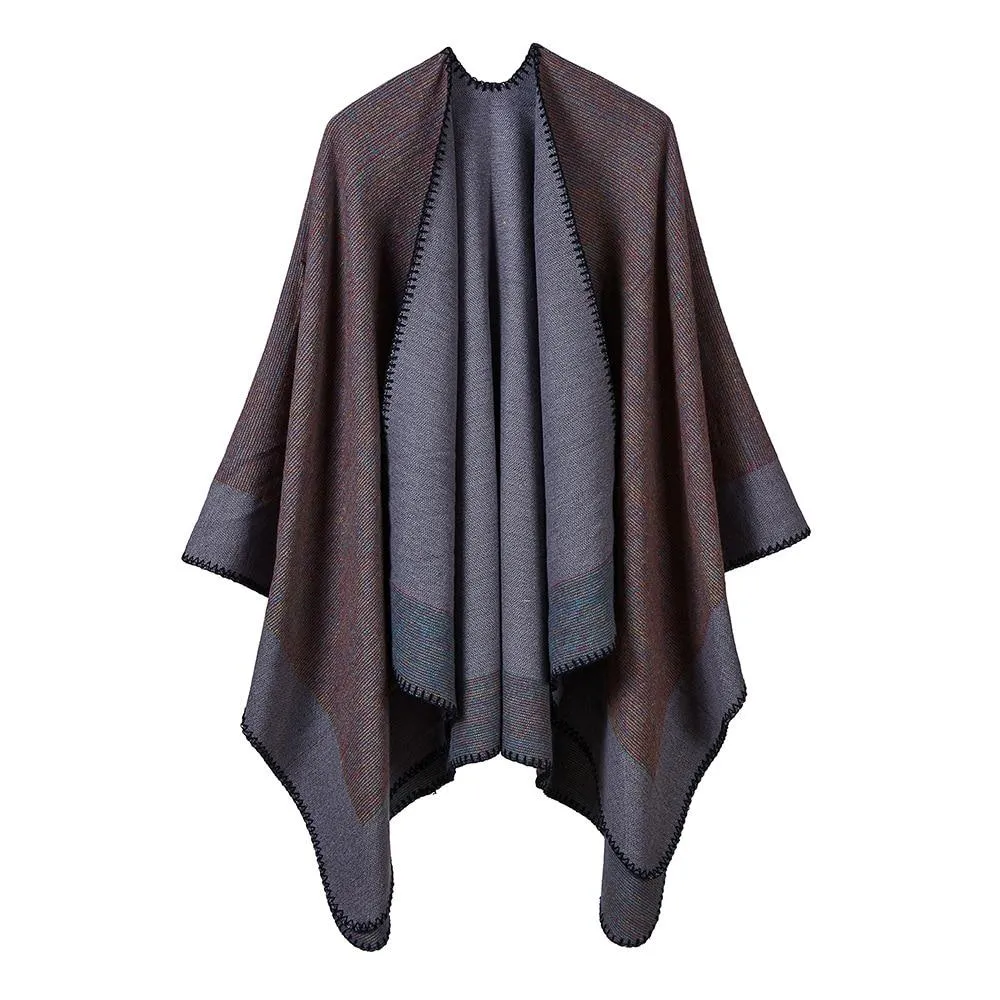 Poncho Chaud Femme – Image 3