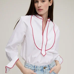 CHEMISE PAINTER VENETIAN ROUGE