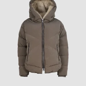 BLONDE N°8 - Manteau Snow Taupe