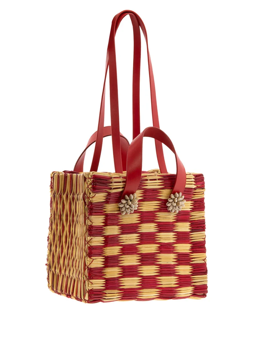 SAC TOTE MEDIUM TOM TOM ROUGE – Image 5
