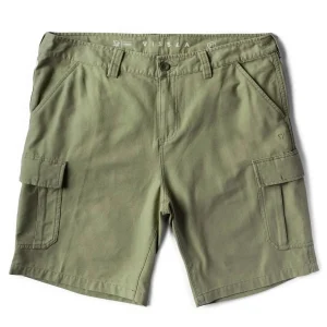 VISSLA BERMUDA COUNTY CARGO TWILL 21" Dark Olive