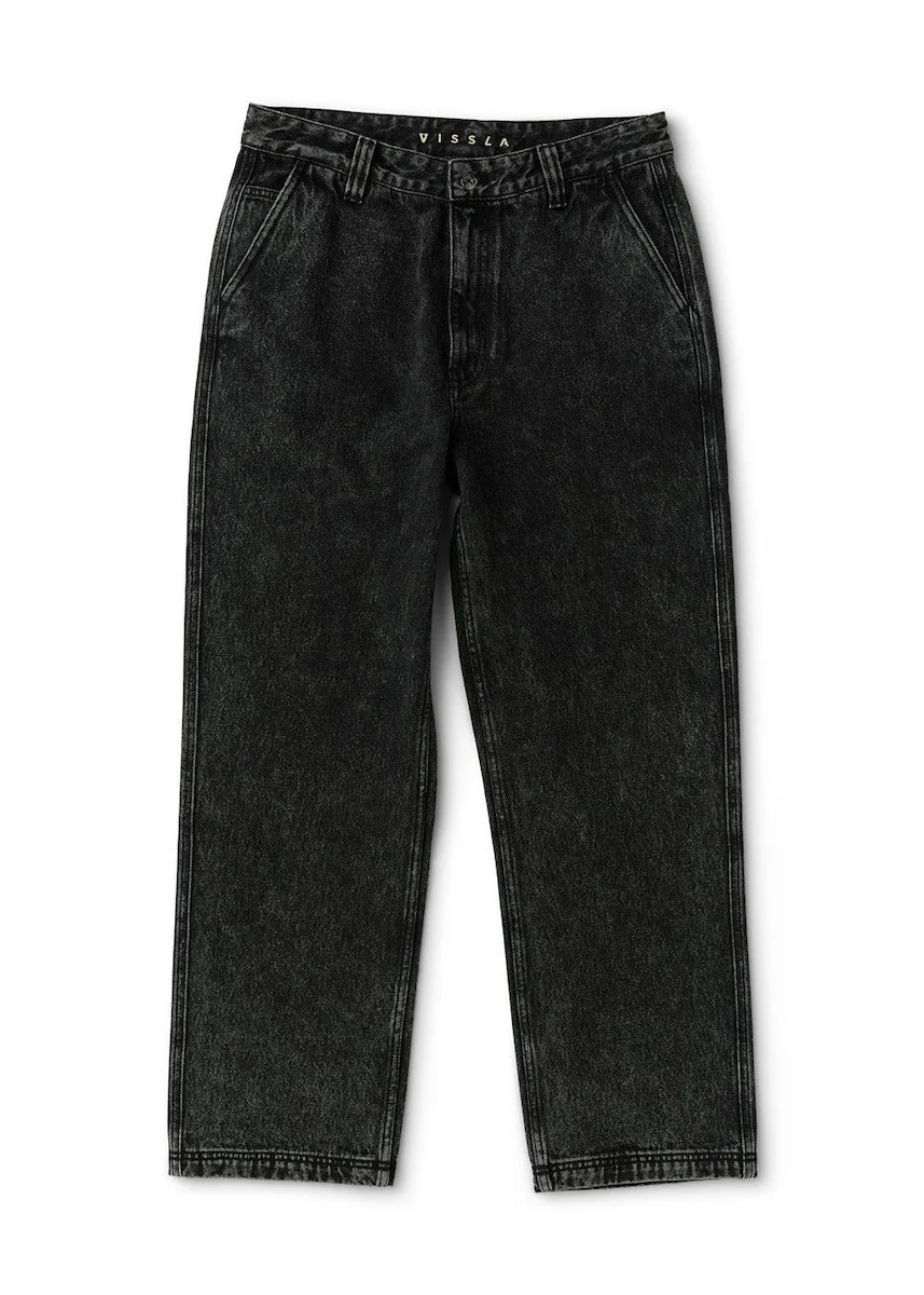 VISSLA PANTALON SLIDE BAGGY Noir – Image 4